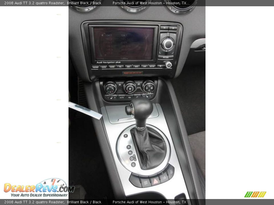 2008 Audi TT 3.2 quattro Roadster Brilliant Black / Black Photo #21