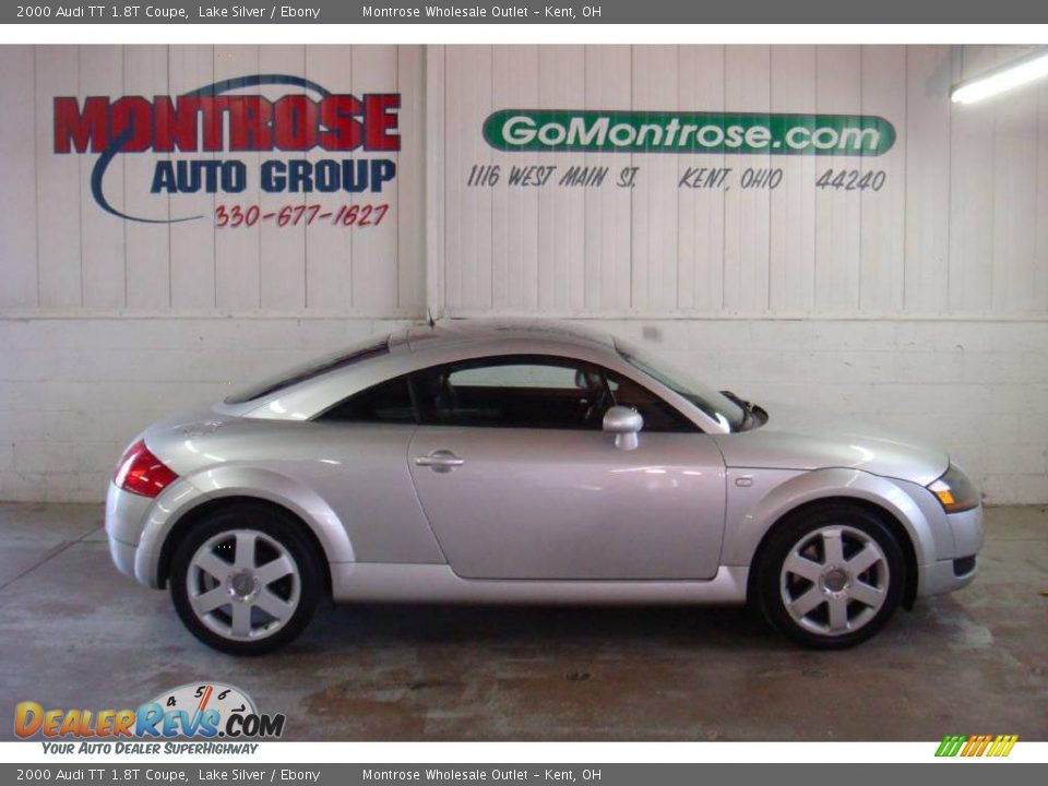 2000 Audi TT 1.8T Coupe Lake Silver / Ebony Photo #1