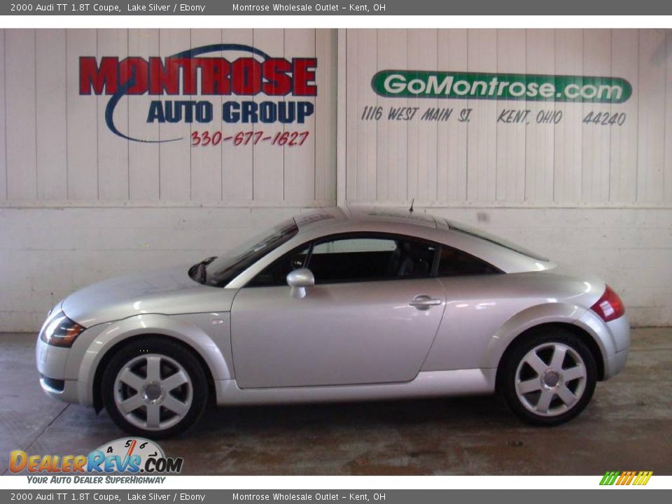2000 Audi TT 1.8T Coupe Lake Silver / Ebony Photo #2