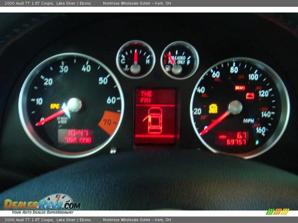 2000 Audi TT 1.8T Coupe Lake Silver / Ebony Photo #16