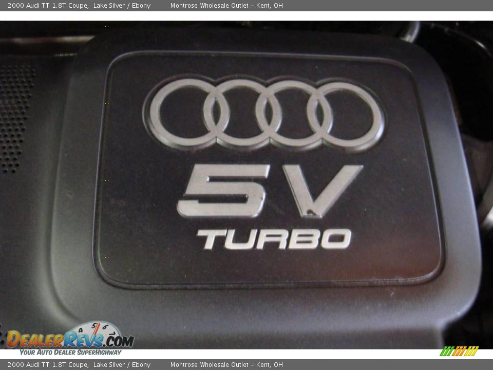 2000 Audi TT 1.8T Coupe Lake Silver / Ebony Photo #18