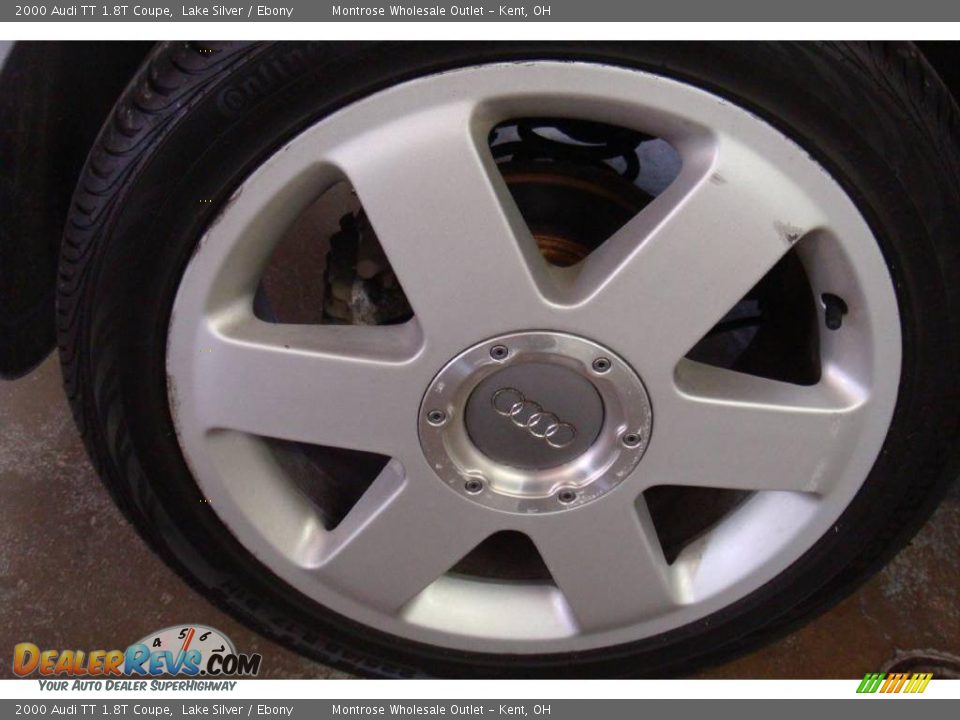 2000 Audi TT 1.8T Coupe Lake Silver / Ebony Photo #27