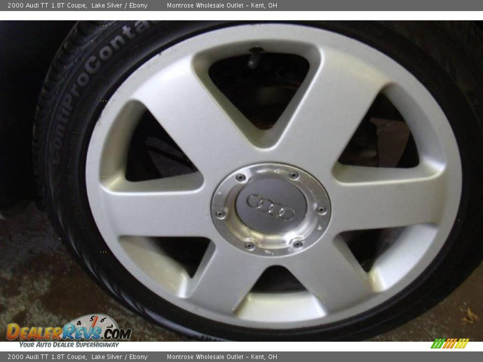 2000 Audi TT 1.8T Coupe Lake Silver / Ebony Photo #29