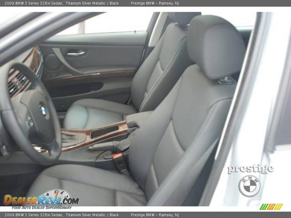2009 BMW 3 Series 328xi Sedan Titanium Silver Metallic / Black Photo #4