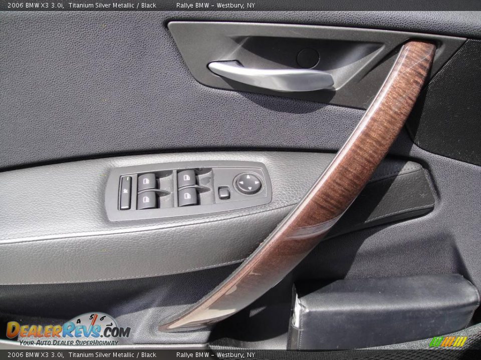 2006 BMW X3 3.0i Titanium Silver Metallic / Black Photo #8