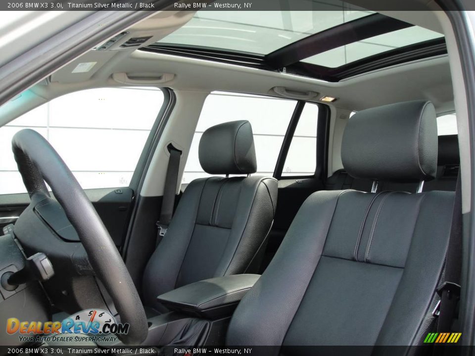 2006 BMW X3 3.0i Titanium Silver Metallic / Black Photo #9