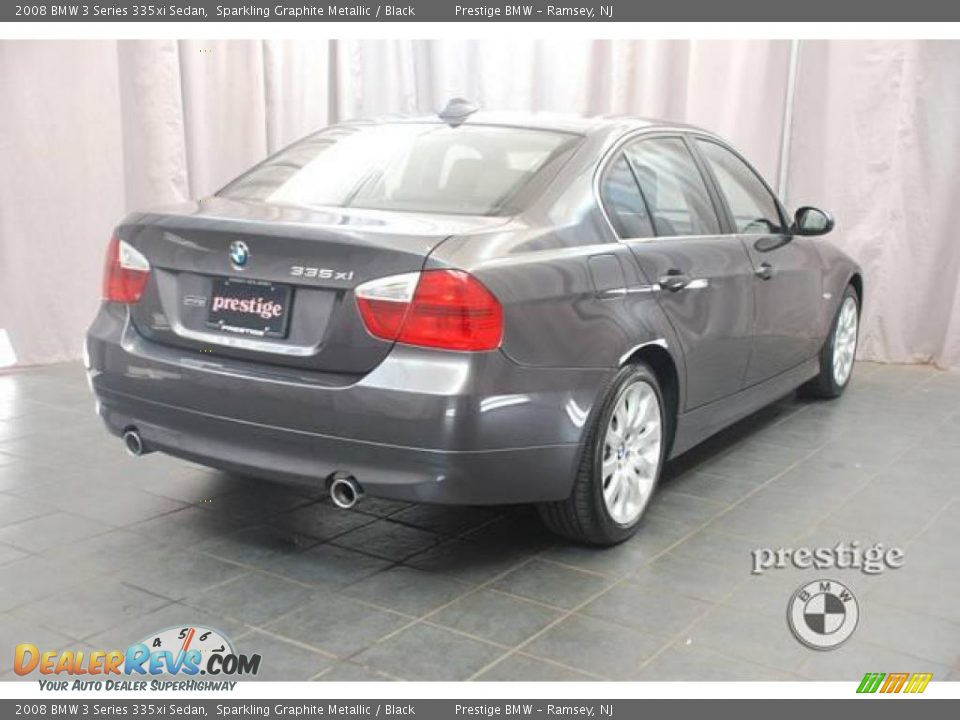 2008 BMW 3 Series 335xi Sedan Sparkling Graphite Metallic / Black Photo #2
