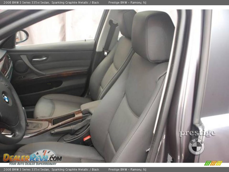 2008 BMW 3 Series 335xi Sedan Sparkling Graphite Metallic / Black Photo #4