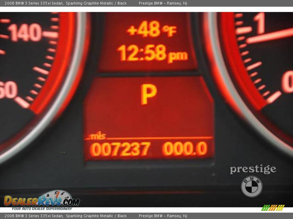 2008 BMW 3 Series 335xi Sedan Sparkling Graphite Metallic / Black Photo #5