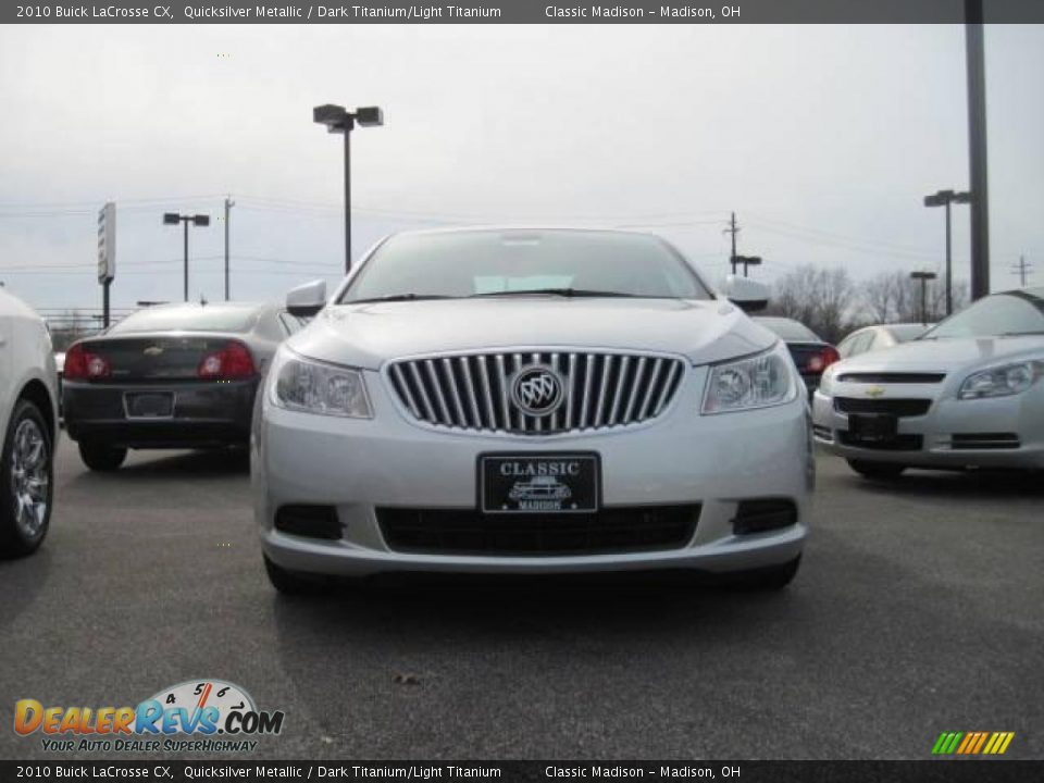2010 Buick LaCrosse CX Quicksilver Metallic / Dark Titanium/Light Titanium Photo #2