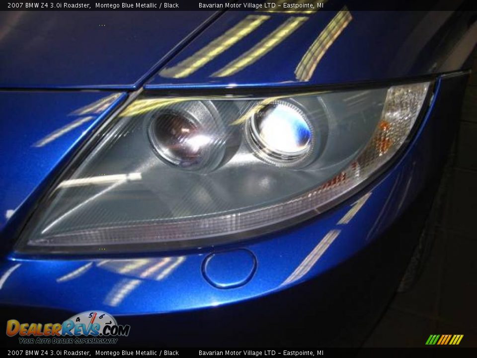 2007 BMW Z4 3.0i Roadster Montego Blue Metallic / Black Photo #9