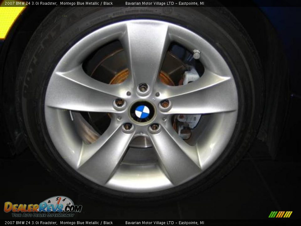 2007 BMW Z4 3.0i Roadster Montego Blue Metallic / Black Photo #10