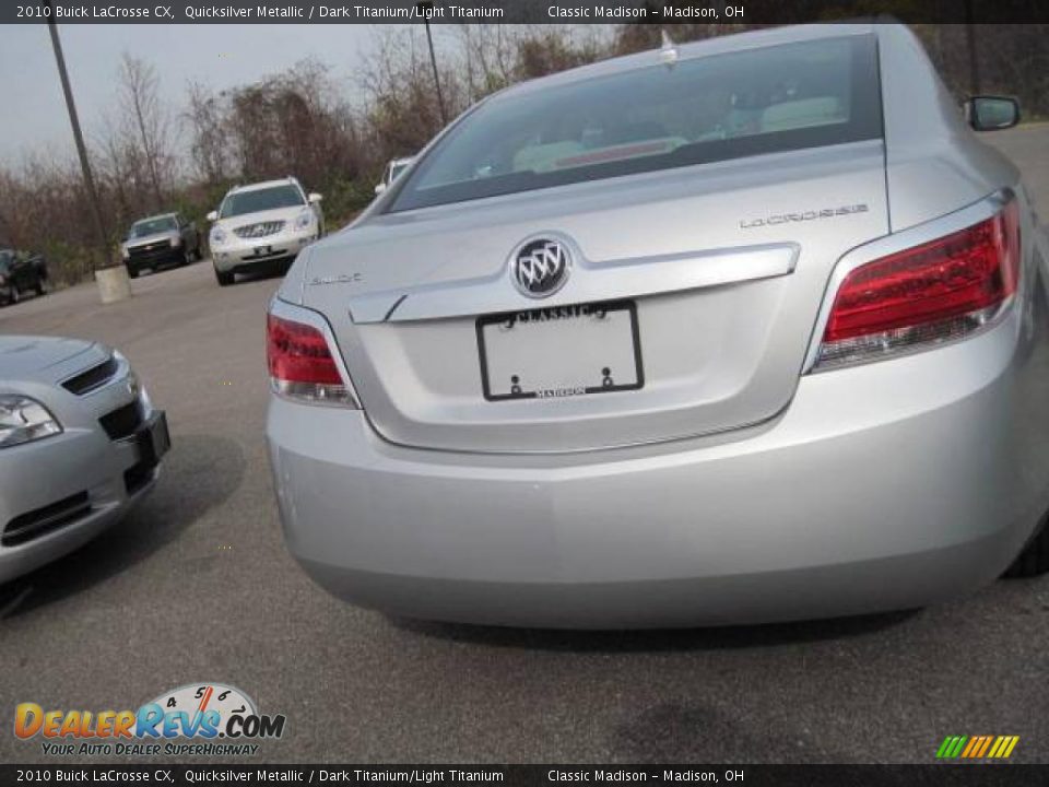 2010 Buick LaCrosse CX Quicksilver Metallic / Dark Titanium/Light Titanium Photo #4