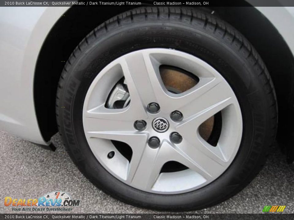 2010 Buick LaCrosse CX Quicksilver Metallic / Dark Titanium/Light Titanium Photo #5