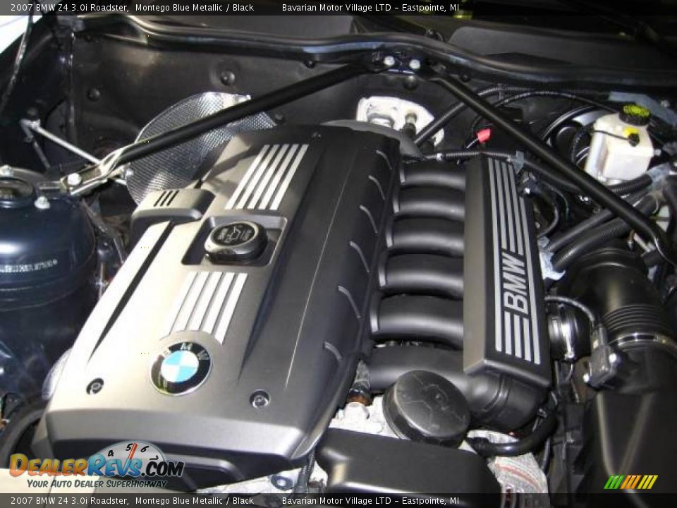 2007 BMW Z4 3.0i Roadster Montego Blue Metallic / Black Photo #12