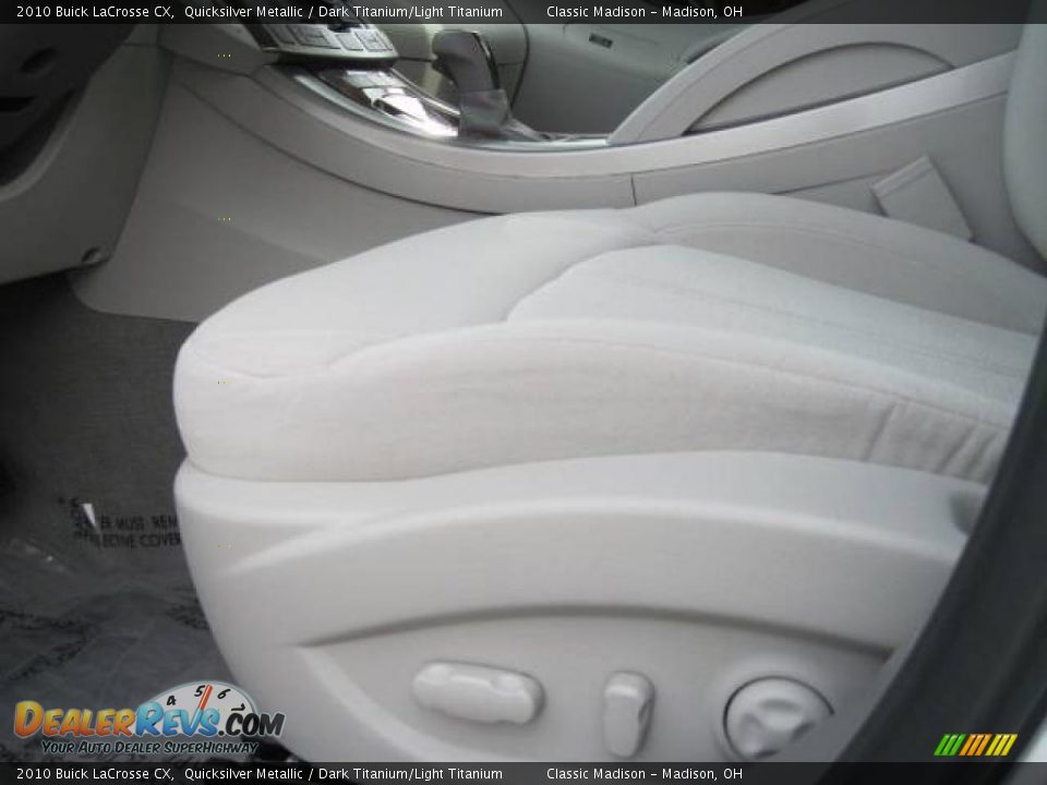 2010 Buick LaCrosse CX Quicksilver Metallic / Dark Titanium/Light Titanium Photo #7