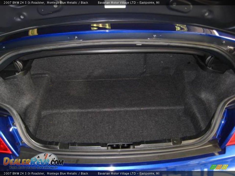2007 BMW Z4 3.0i Roadster Montego Blue Metallic / Black Photo #13