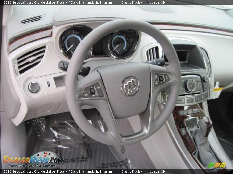 2010 Buick LaCrosse CX Quicksilver Metallic / Dark Titanium/Light Titanium Photo #10