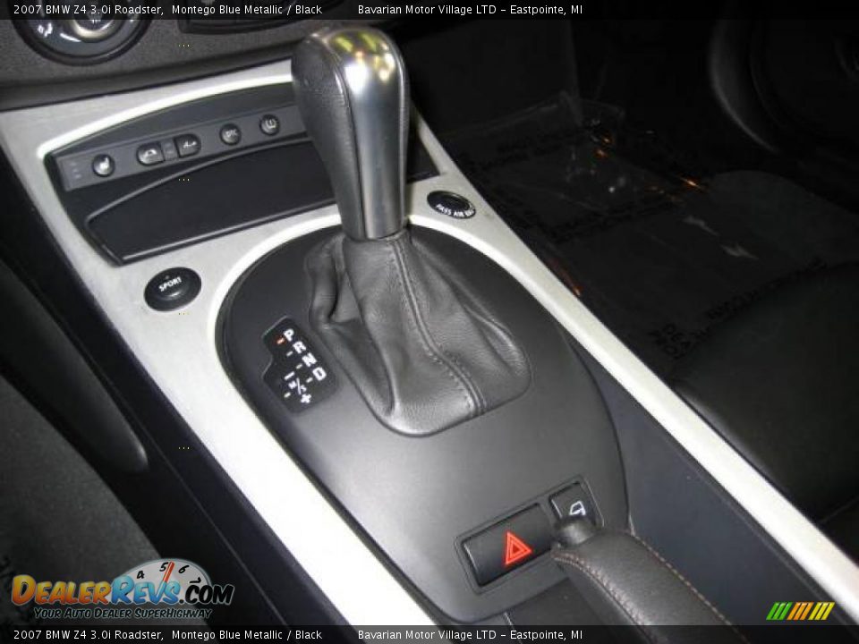 2007 BMW Z4 3.0i Roadster Montego Blue Metallic / Black Photo #16
