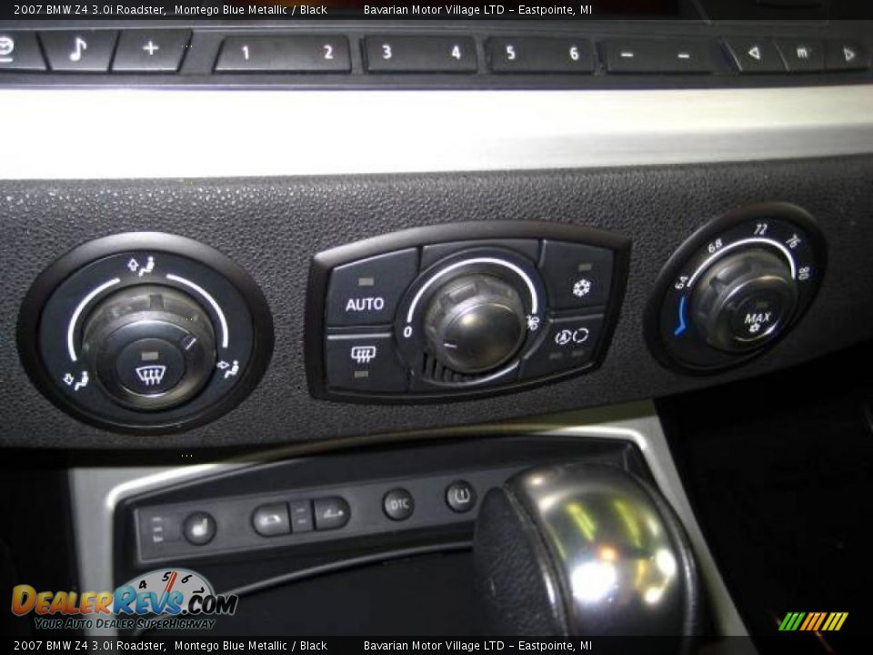 2007 BMW Z4 3.0i Roadster Montego Blue Metallic / Black Photo #17