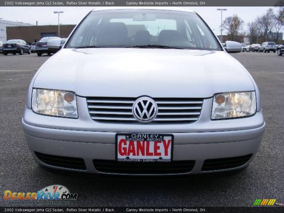2002 Volkswagen Jetta GLS Sedan Reflex Silver Metallic / Black Photo #8