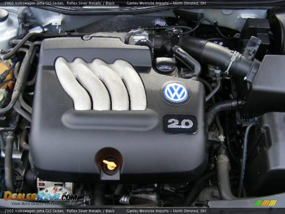 2002 Volkswagen Jetta GLS Sedan Reflex Silver Metallic / Black Photo #23