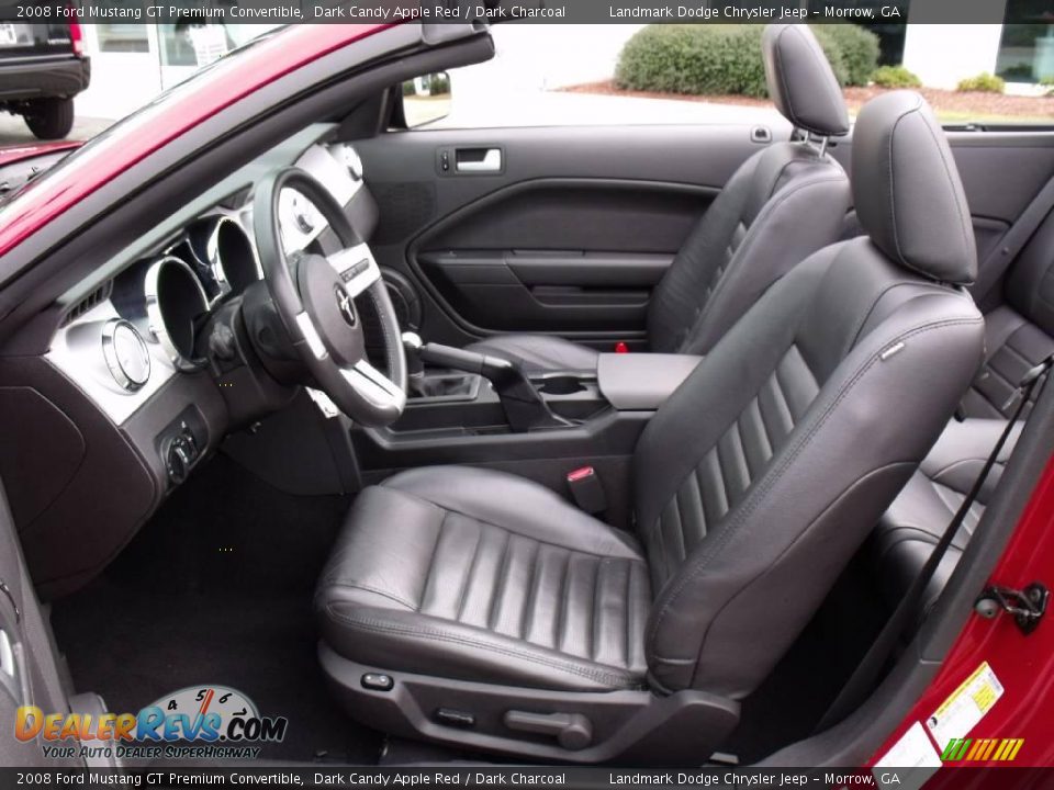 2008 Ford Mustang GT Premium Convertible Dark Candy Apple Red / Dark Charcoal Photo #11