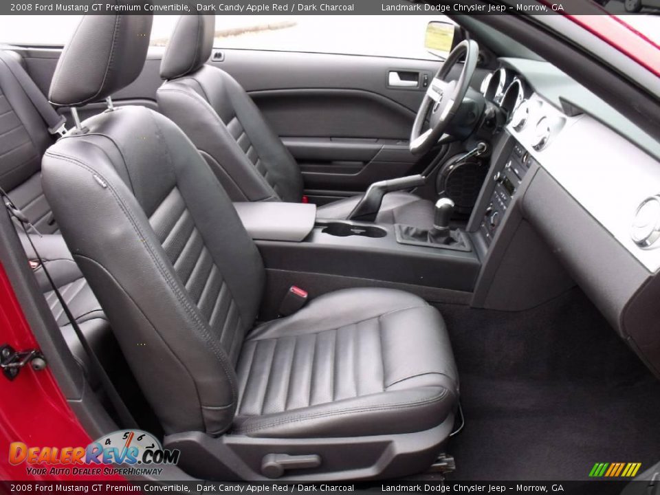 2008 Ford Mustang GT Premium Convertible Dark Candy Apple Red / Dark Charcoal Photo #12
