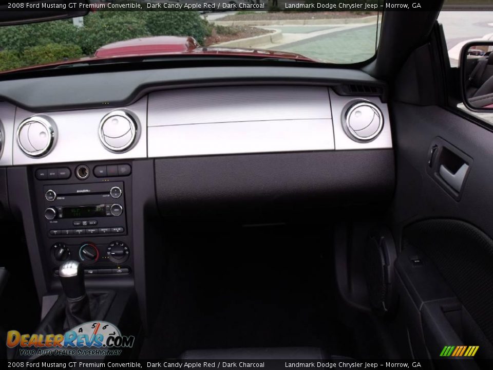 2008 Ford Mustang GT Premium Convertible Dark Candy Apple Red / Dark Charcoal Photo #14