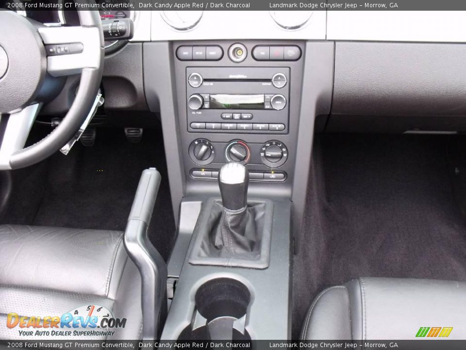 2008 Ford Mustang GT Premium Convertible Dark Candy Apple Red / Dark Charcoal Photo #15
