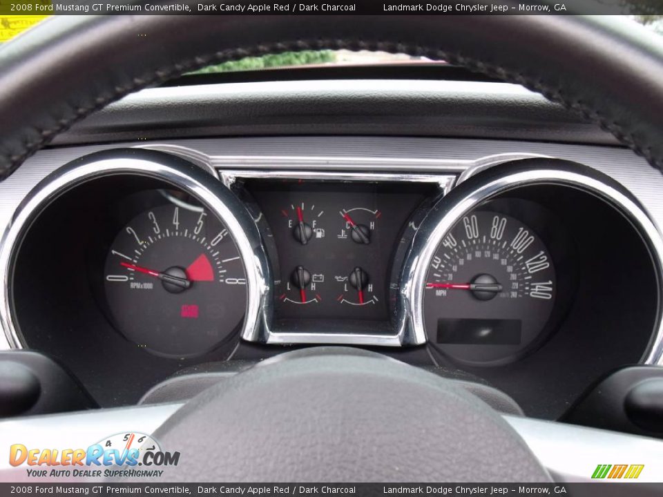2008 Ford Mustang GT Premium Convertible Dark Candy Apple Red / Dark Charcoal Photo #17