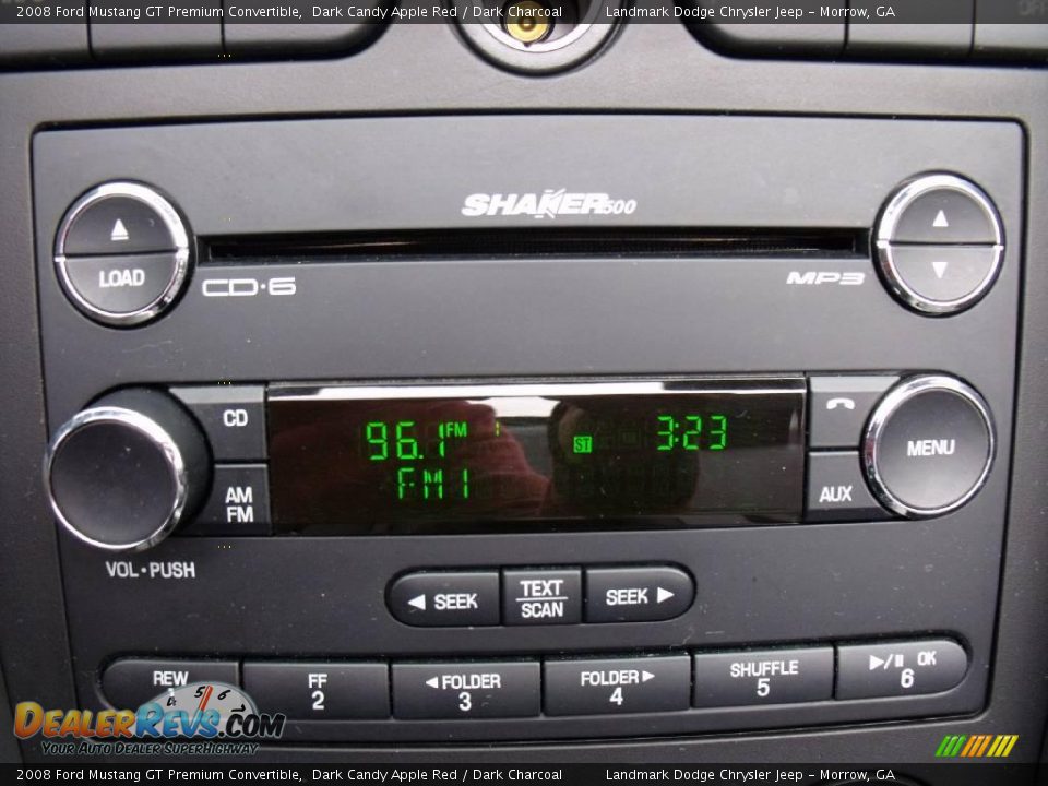 2008 Ford Mustang GT Premium Convertible Dark Candy Apple Red / Dark Charcoal Photo #18