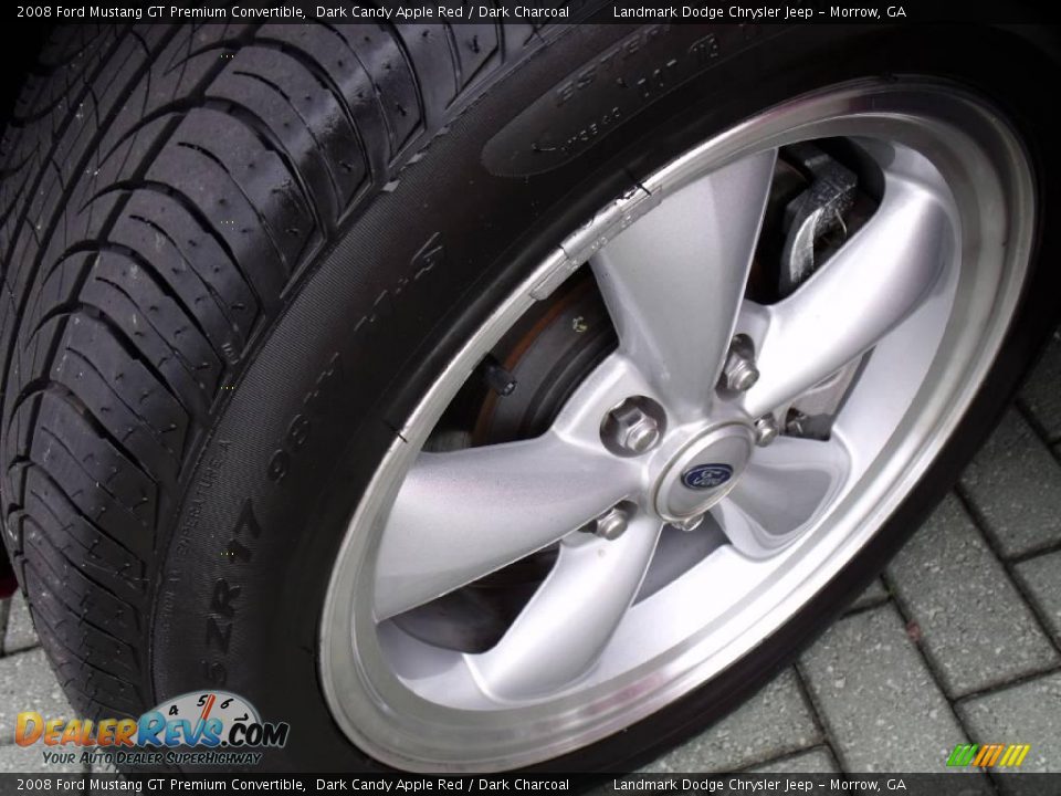 2008 Ford Mustang GT Premium Convertible Dark Candy Apple Red / Dark Charcoal Photo #22