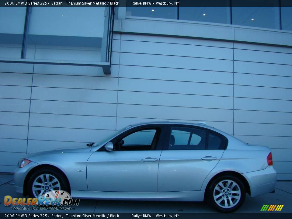 2006 BMW 3 Series 325xi Sedan Titanium Silver Metallic / Black Photo #3