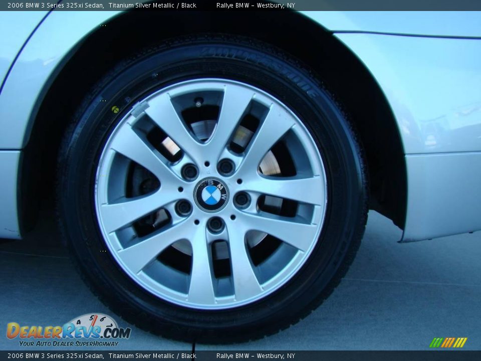 2006 BMW 3 Series 325xi Sedan Titanium Silver Metallic / Black Photo #6