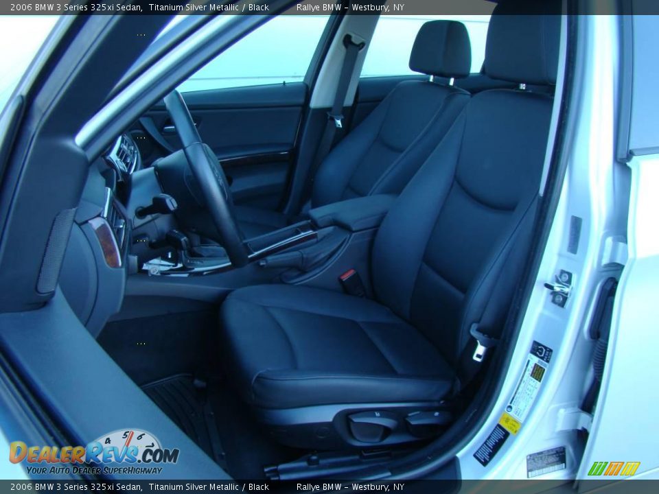 2006 BMW 3 Series 325xi Sedan Titanium Silver Metallic / Black Photo #8