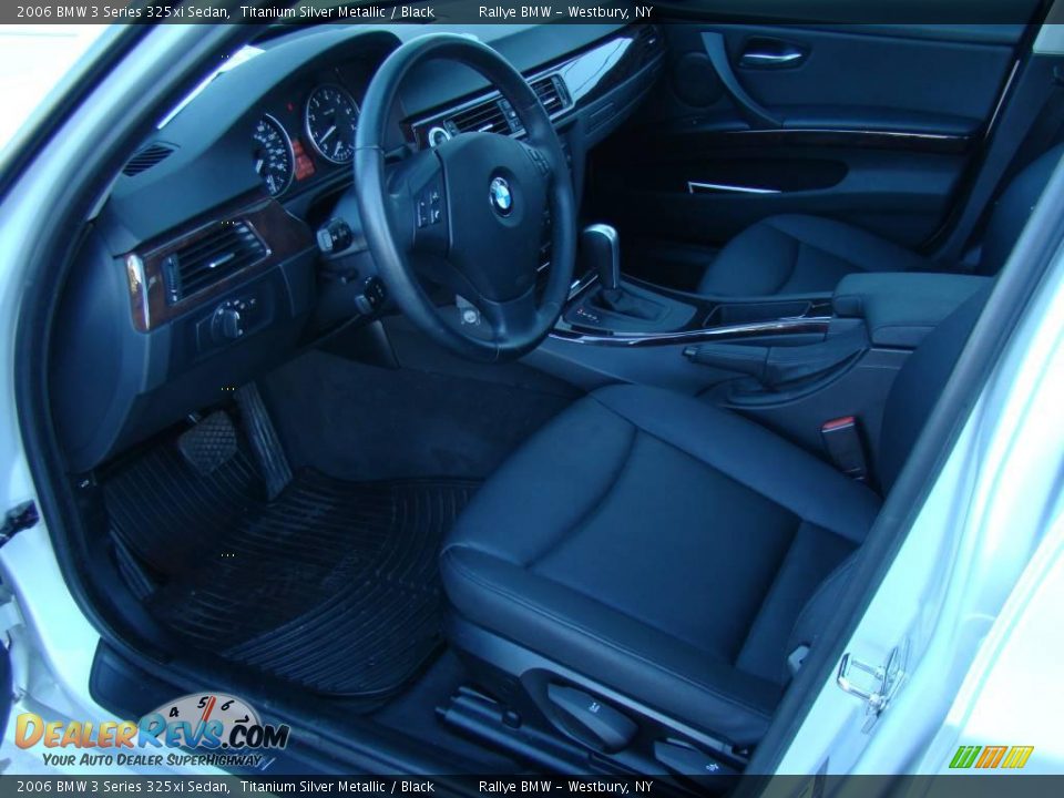2006 BMW 3 Series 325xi Sedan Titanium Silver Metallic / Black Photo #10