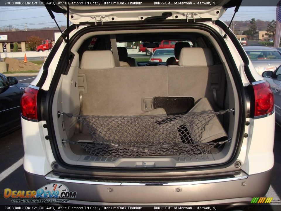 2008 Buick Enclave CXL AWD White Diamond Tri Coat / Titanium/Dark Titanium Photo #22