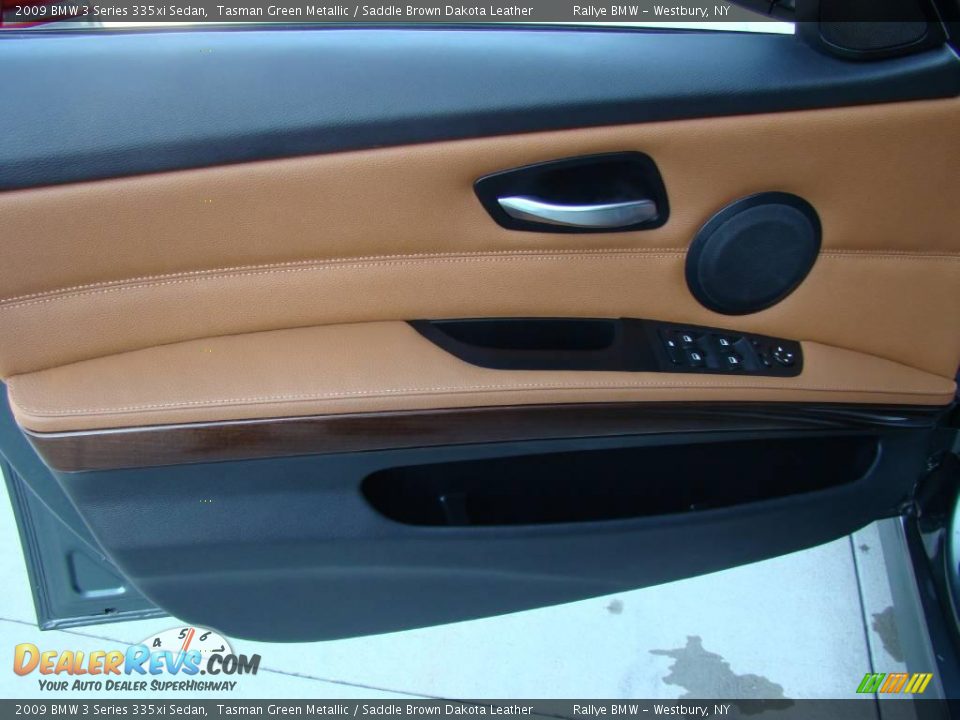 2009 BMW 3 Series 335xi Sedan Tasman Green Metallic / Saddle Brown Dakota Leather Photo #7