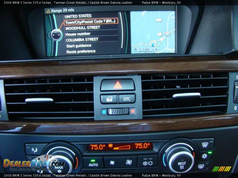 2009 BMW 3 Series 335xi Sedan Tasman Green Metallic / Saddle Brown Dakota Leather Photo #13