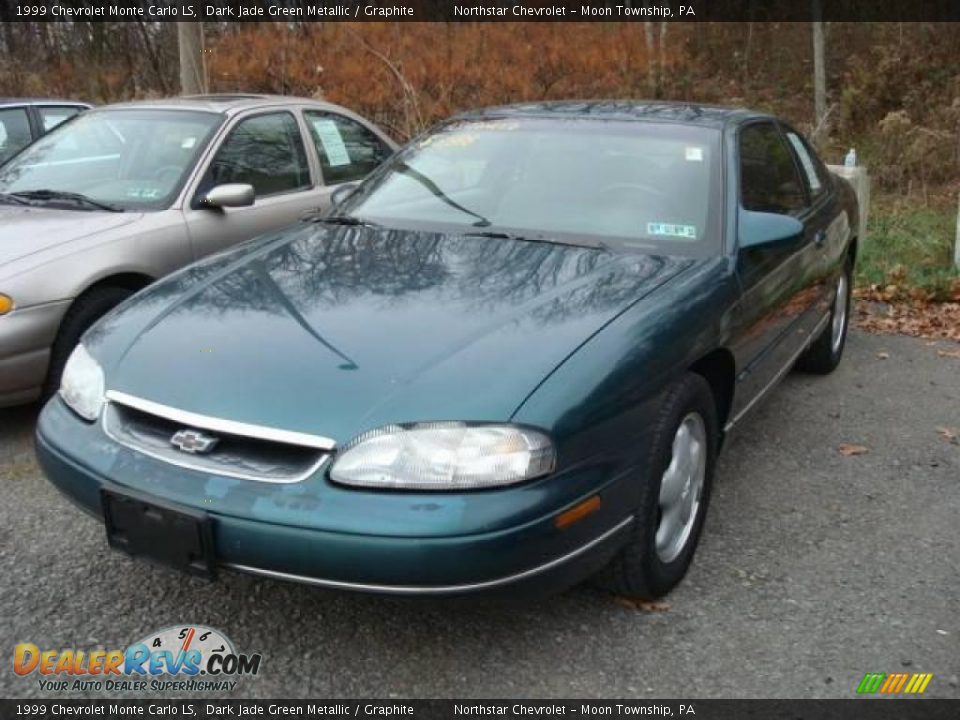 1999 Chevrolet Monte Carlo LS Dark Jade Green Metallic / Graphite Photo #4