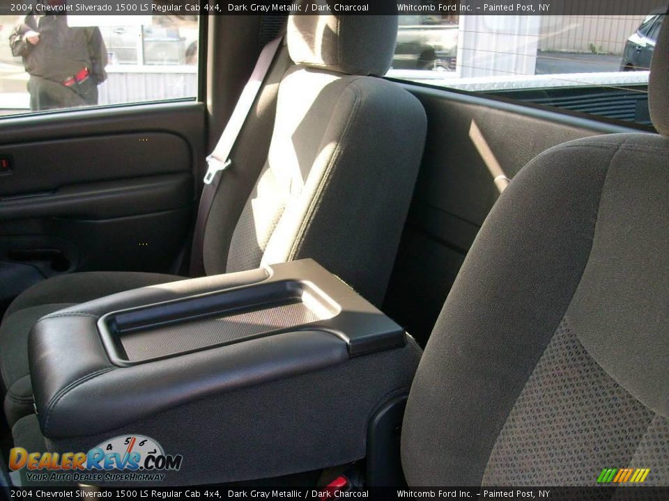 2004 Chevrolet Silverado 1500 LS Regular Cab 4x4 Dark Gray Metallic / Dark Charcoal Photo #11