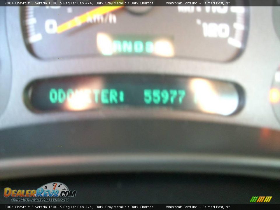 2004 Chevrolet Silverado 1500 LS Regular Cab 4x4 Dark Gray Metallic / Dark Charcoal Photo #13