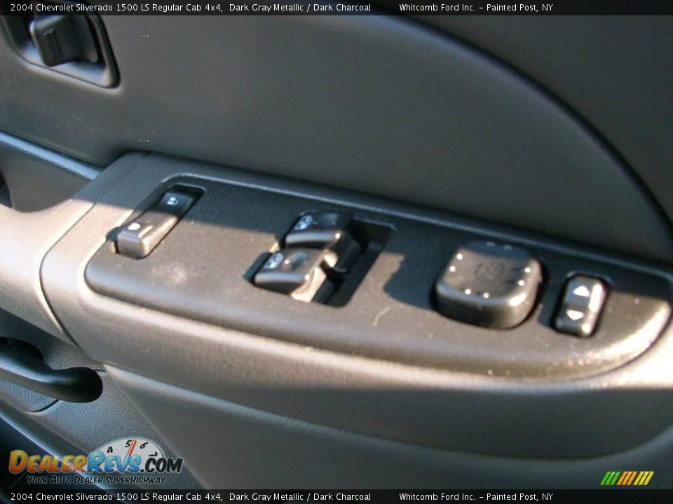 2004 Chevrolet Silverado 1500 LS Regular Cab 4x4 Dark Gray Metallic / Dark Charcoal Photo #14