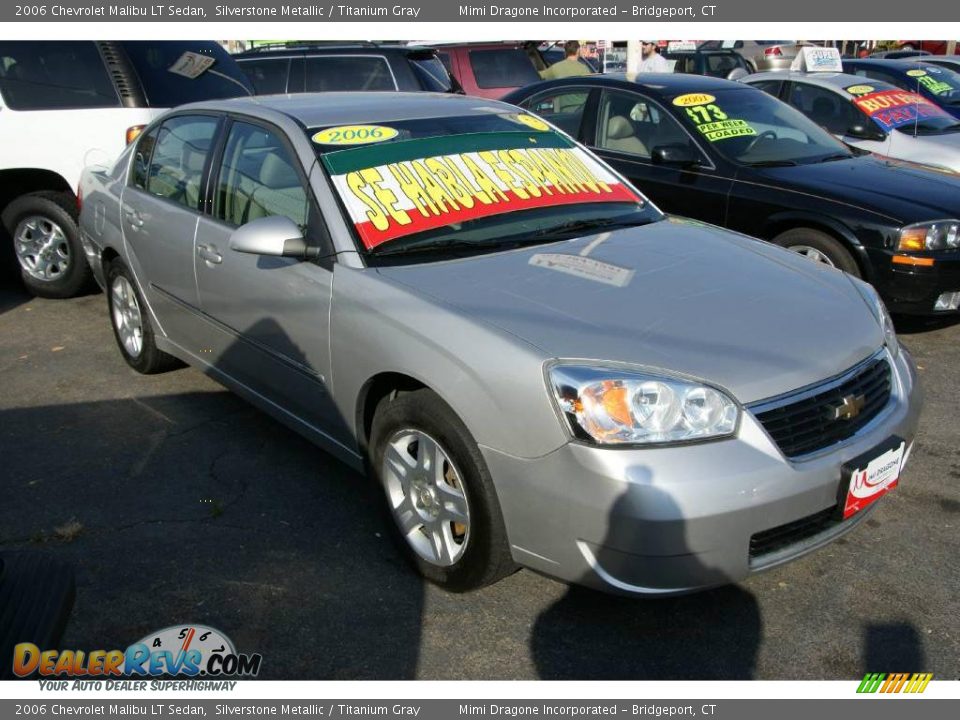 2006 Chevrolet Malibu LT Sedan Silverstone Metallic / Titanium Gray Photo #3