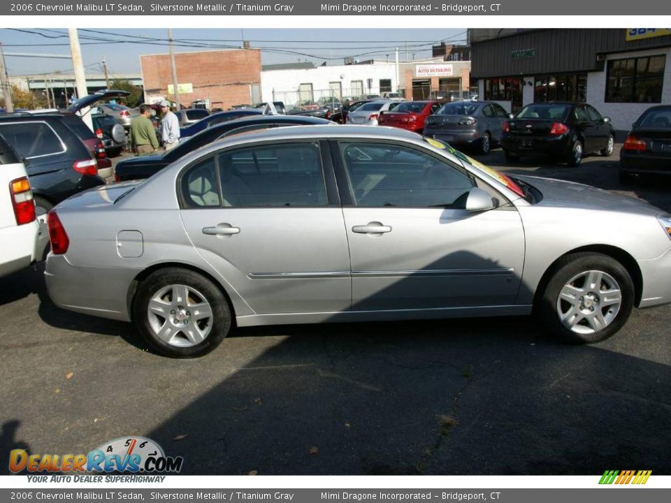 2006 Chevrolet Malibu LT Sedan Silverstone Metallic / Titanium Gray Photo #4
