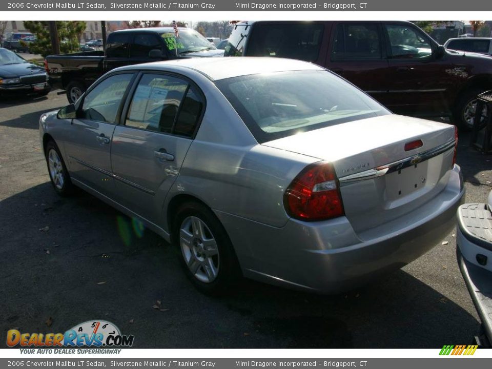 2006 Chevrolet Malibu LT Sedan Silverstone Metallic / Titanium Gray Photo #5
