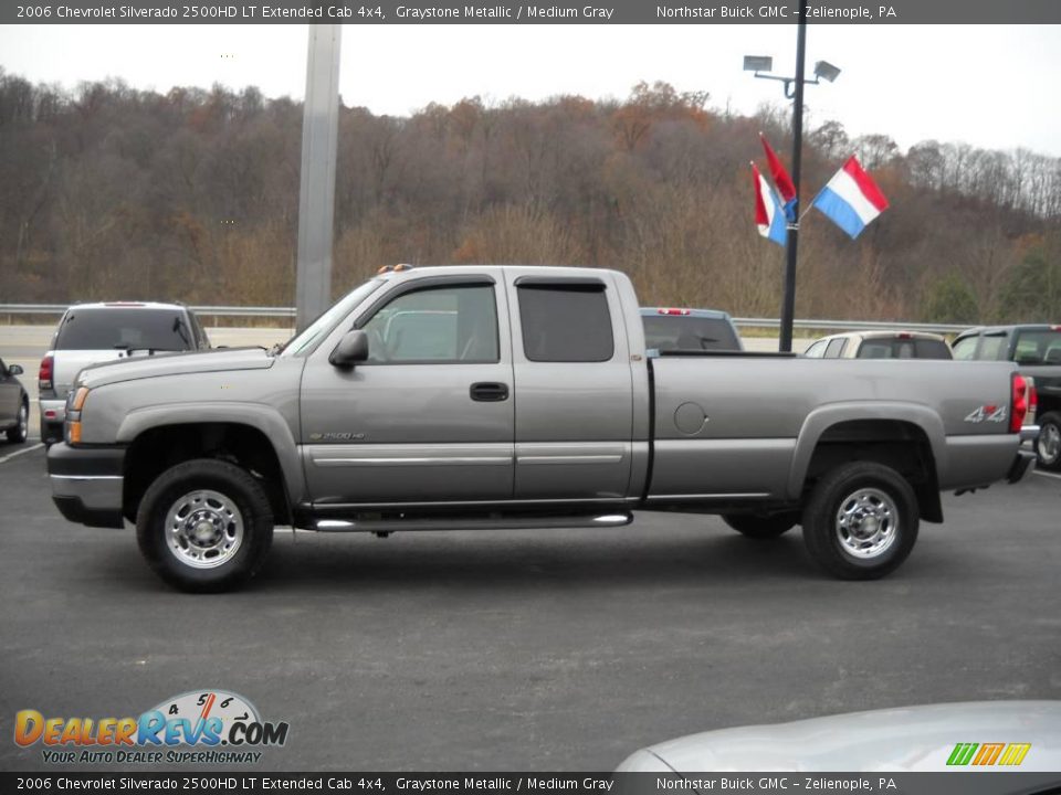 2006 Chevrolet Silverado 2500HD LT Extended Cab 4x4 Graystone Metallic / Medium Gray Photo #5