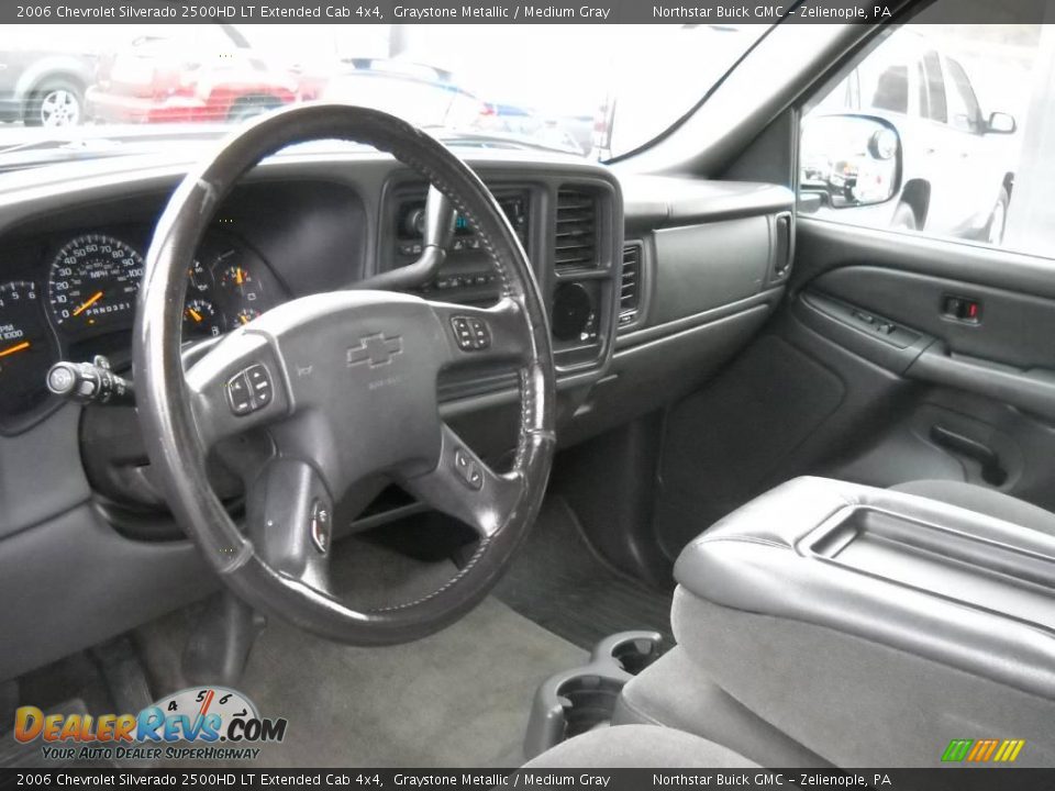 2006 Chevrolet Silverado 2500HD LT Extended Cab 4x4 Graystone Metallic / Medium Gray Photo #7