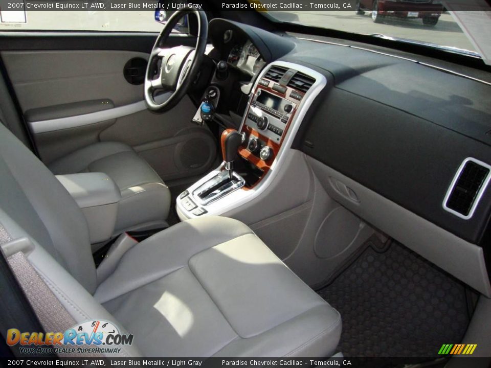 2007 Chevrolet Equinox LT AWD Laser Blue Metallic / Light Gray Photo #13